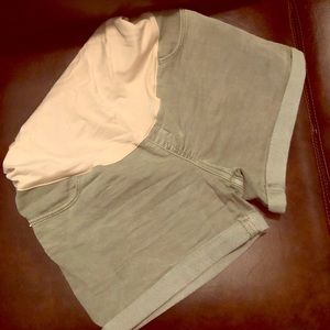 Maternity shorts.